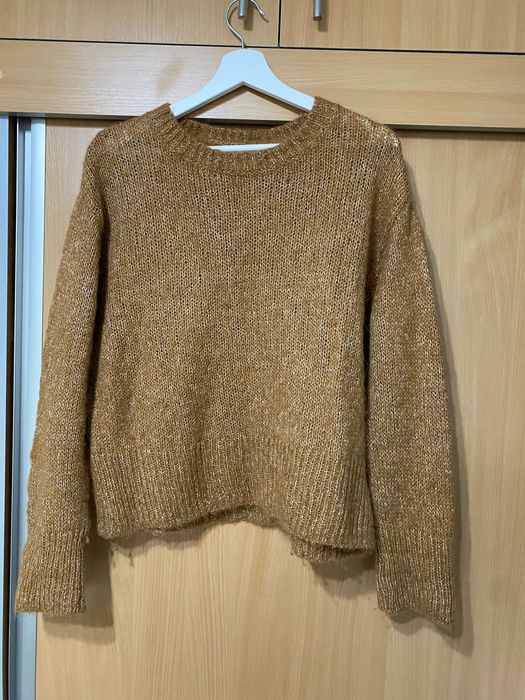 Pulover din fibre naturale, M, damă