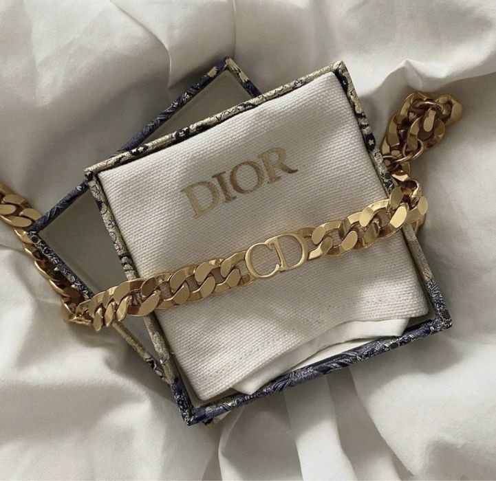 Позлатен чокър  “Dior”