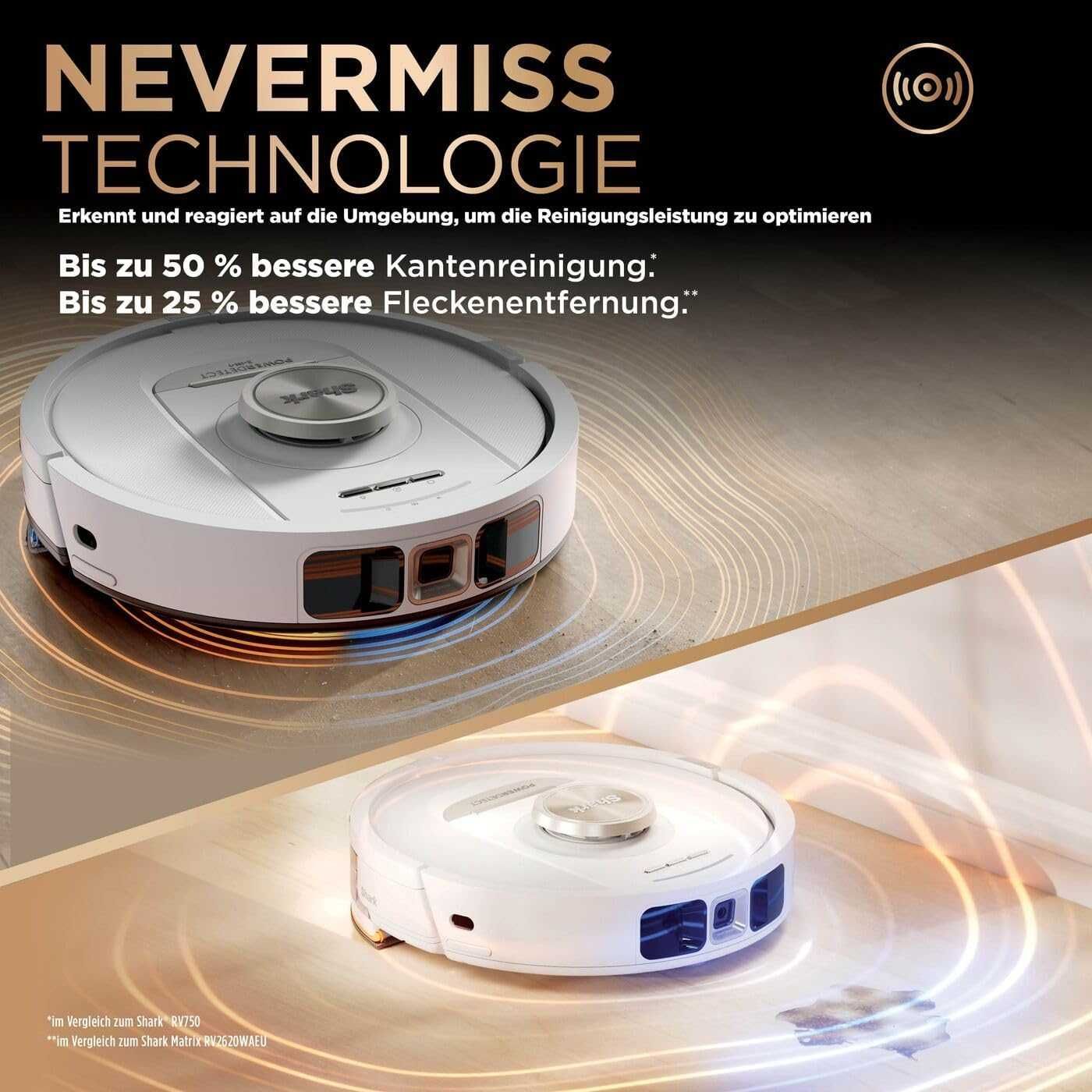 Прахосмукачка робот Shark PowerDetect NeverTouch 2в1 (AV2800ZEEUWH)