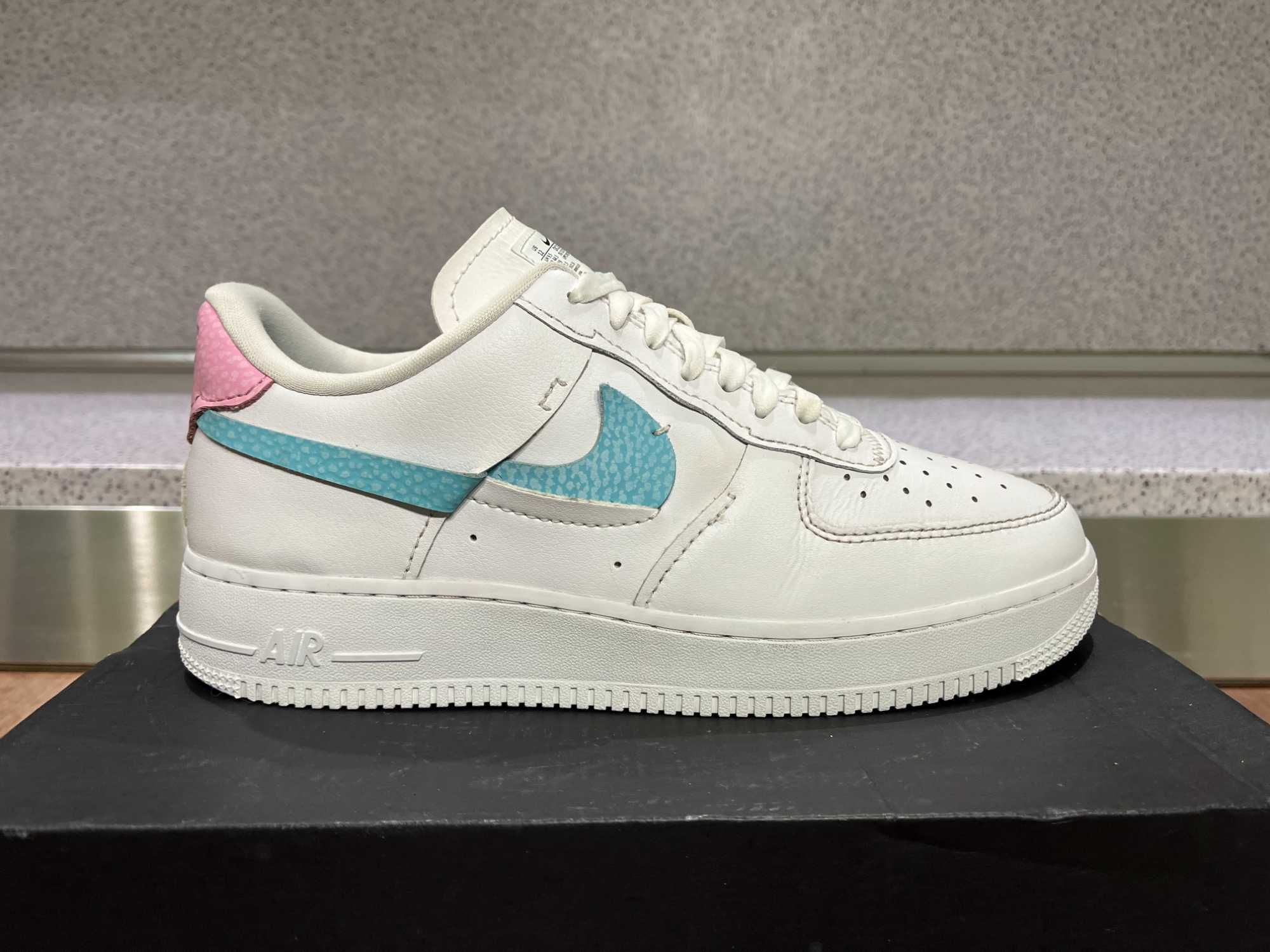 ОРИГИНАЛНИ *** Nike Air Force 1 LXX / White Pink Aqua