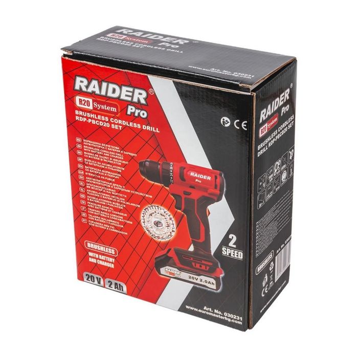 АКУМУЛАТОРЕН Безчеткав винтоверт Rаider