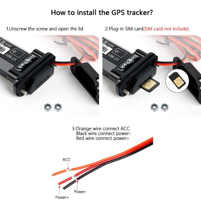 GPS тракер ST-901 за автомобил / онлайн проследяване / GPS tracker