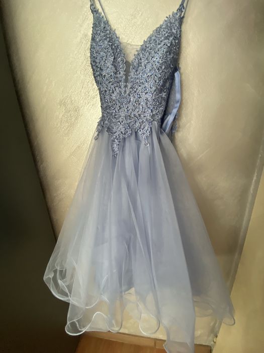 Официална синя рокля