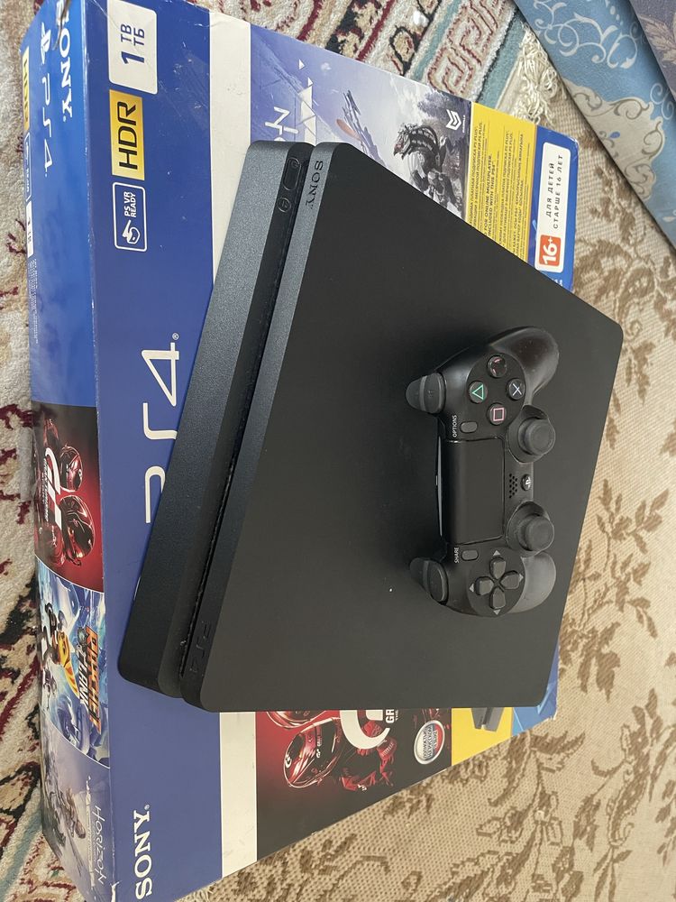 Ps4 slim 1 tb в отличном срстояний