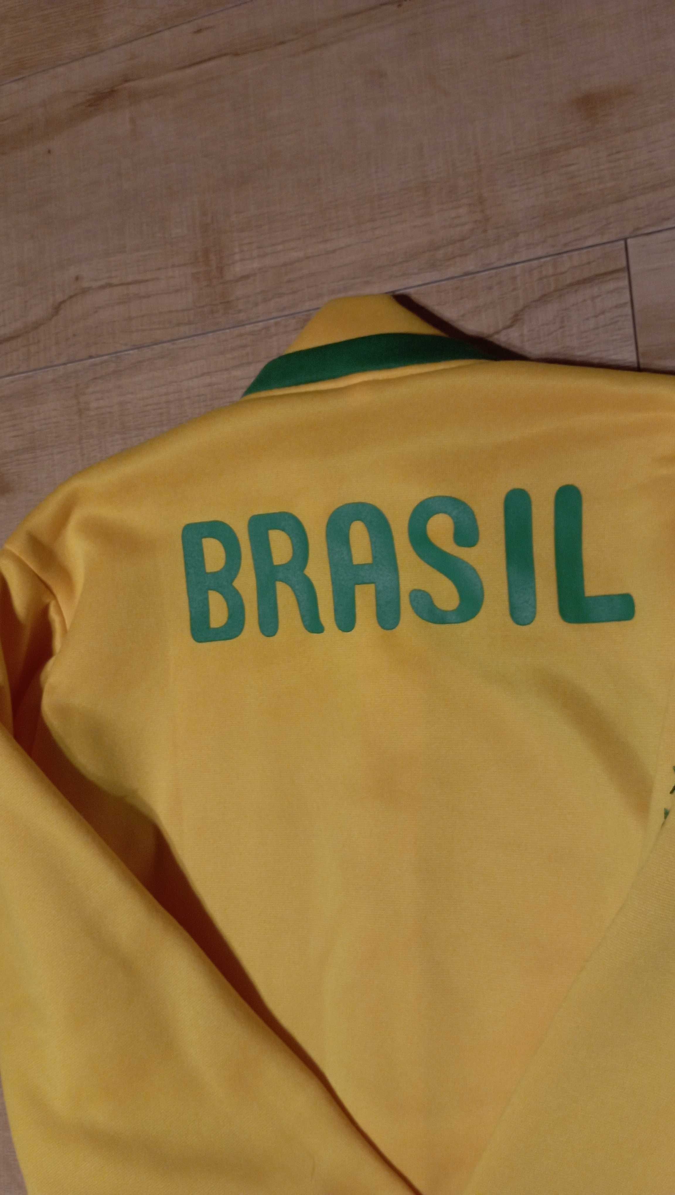 Brazil football zip up unisex