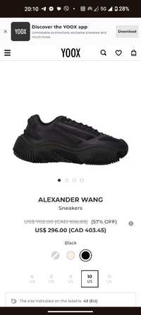 Alexander Wang sneakers 44