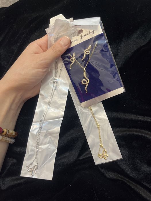 Новые Цепочки из нержавеющей стали с фианитами