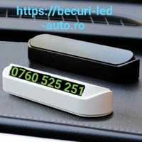 Suport Număr Telefon Auto Parbriz Cu Cifre Magnetice