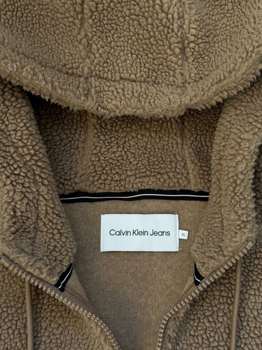 Мъжко! Чисто ново оригинално горнище Calvin Klein fleece Sherpa