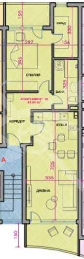 Тристаен апартамент в Поморие - 972-28507