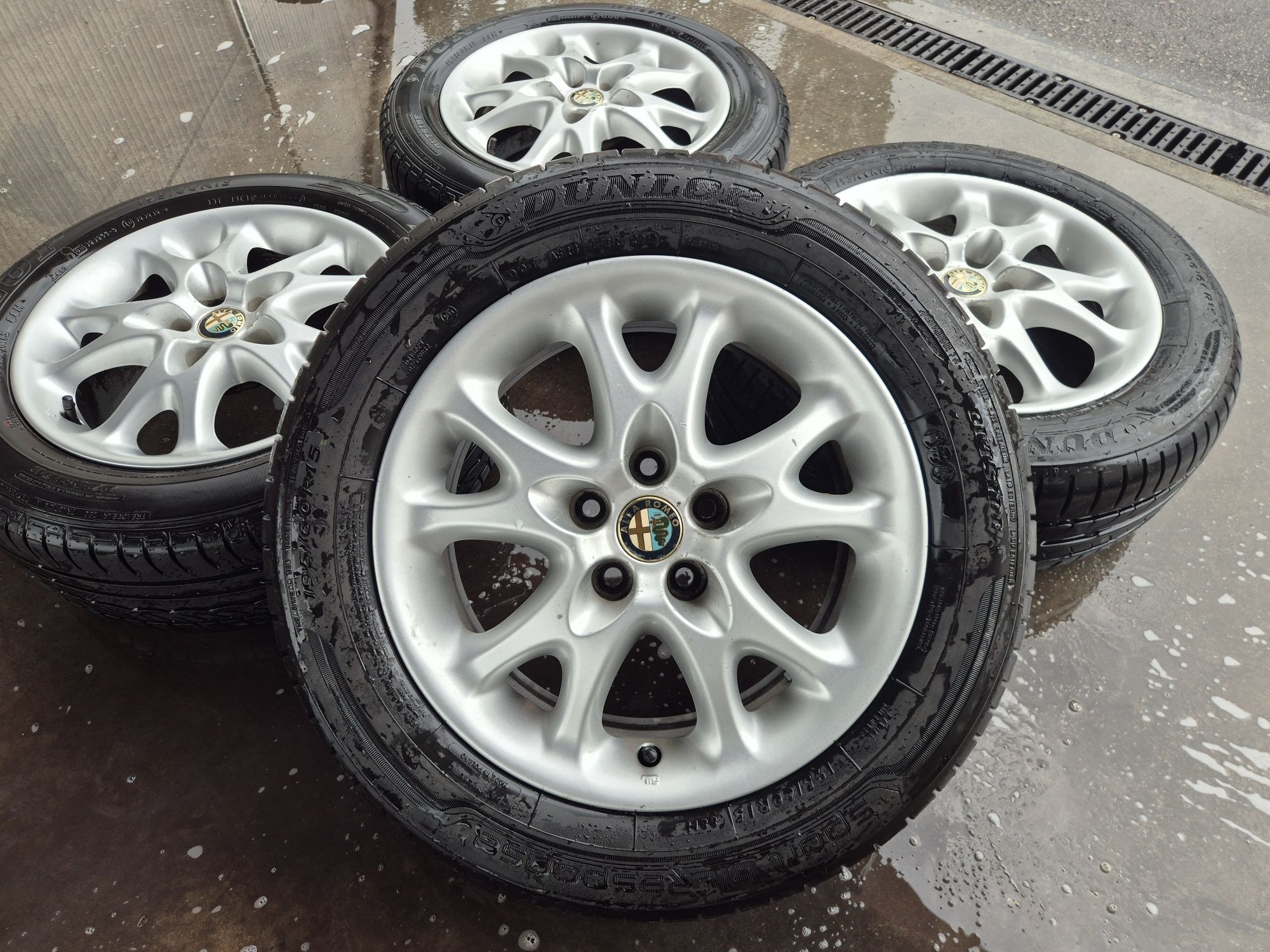5х98/15 с гуми Алфа Ромео 5x98/15 Alfa Romeo