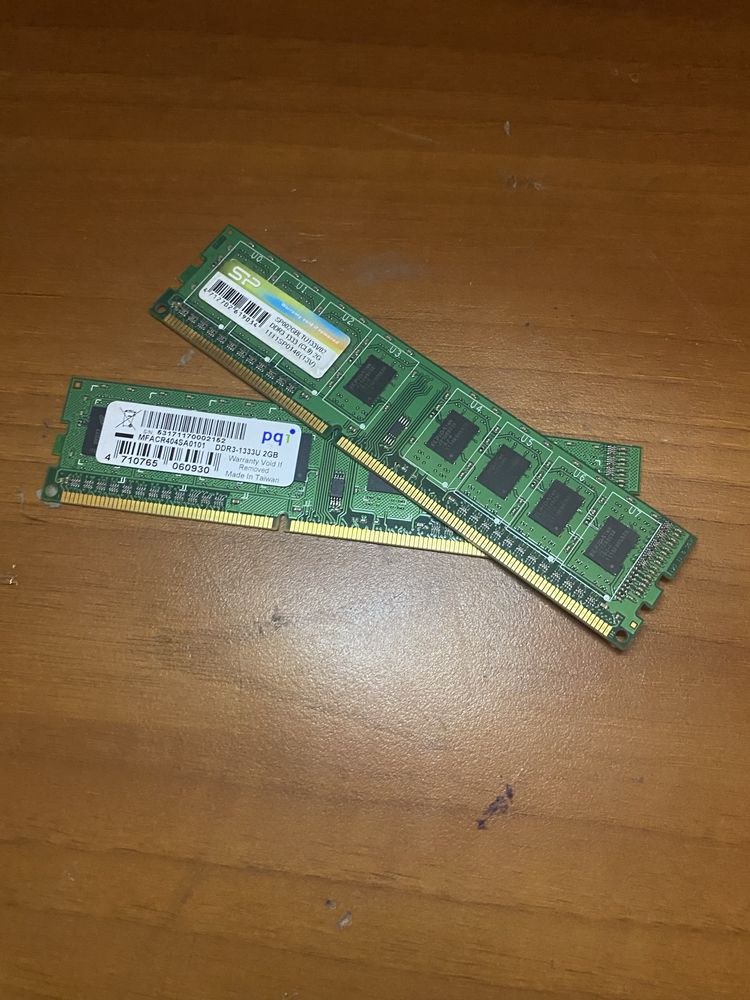 Оперативная память ddr3 2X2gb