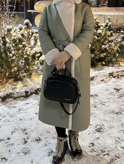 Женская дубленка 48 размер