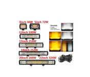 Led Bar proiector auto , Bicolor GIROFAR 12/24 V Prinderi 60 cm
