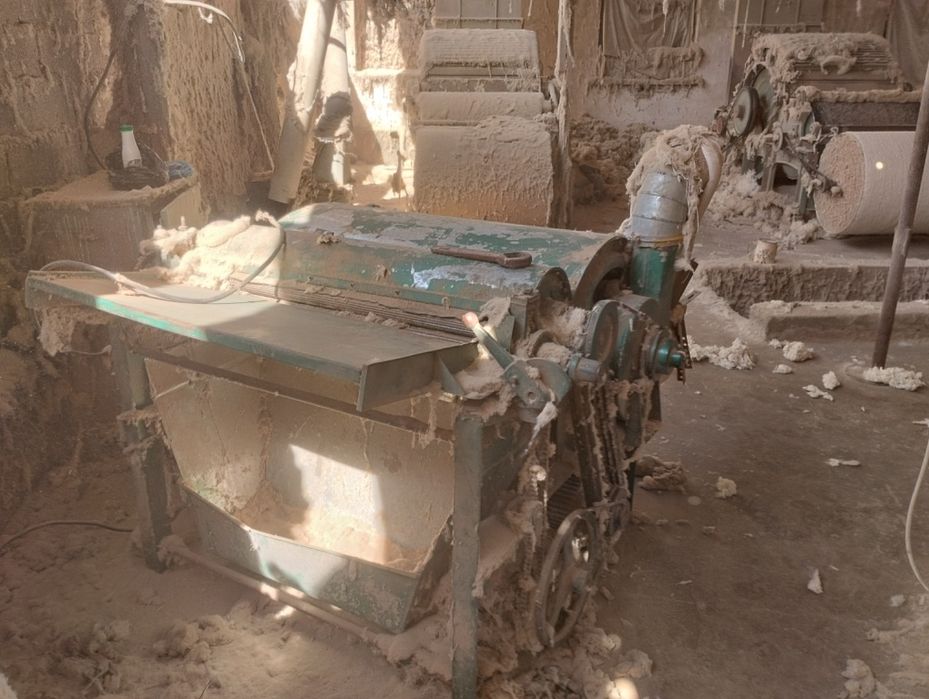 Paxta tozalash aparati