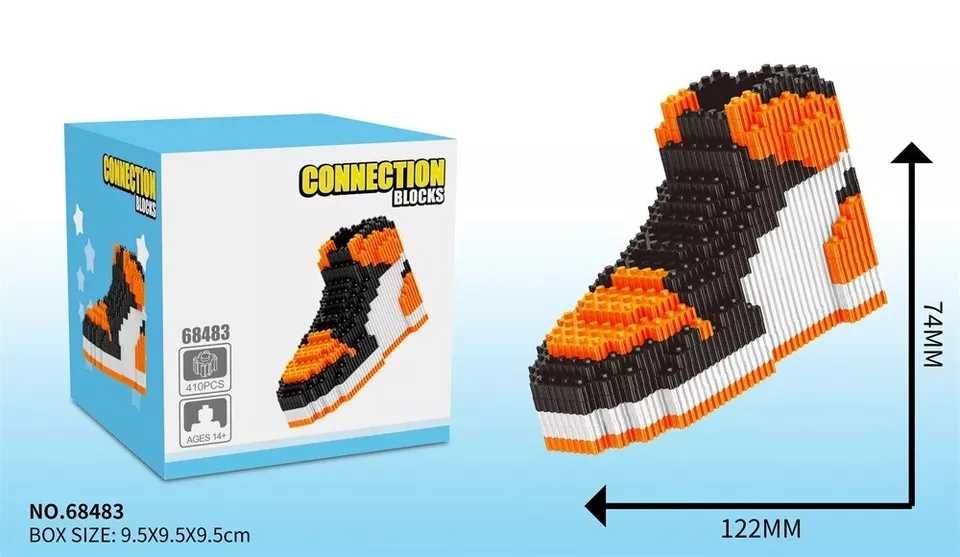 Конструктор тип LEGO Linkgo Nike Shoe 410pcs Найк Лего Обувка