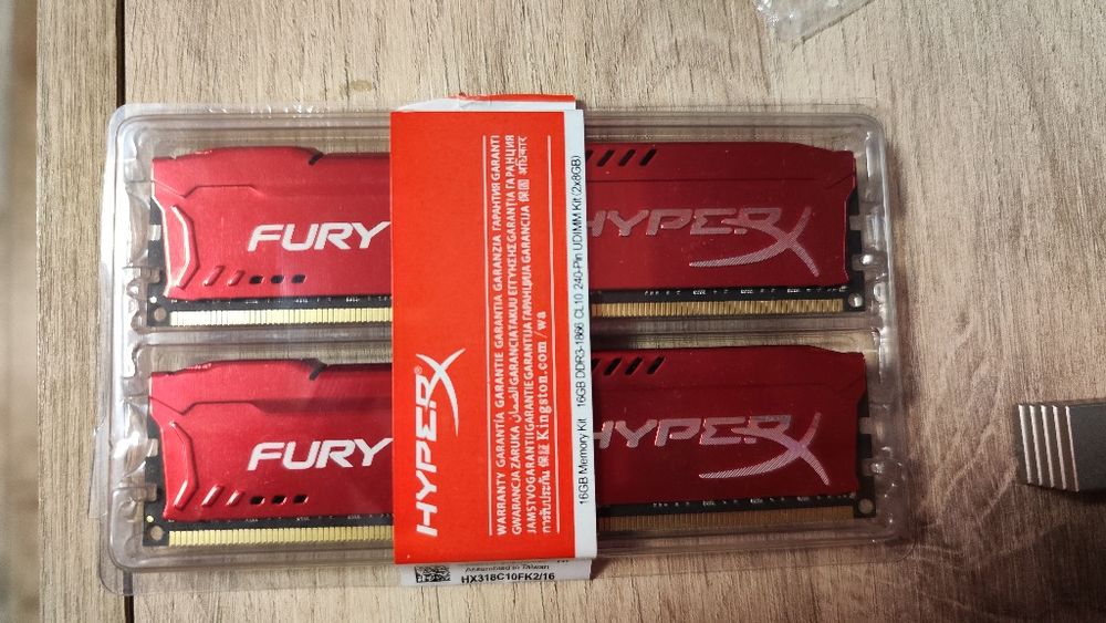 DDR3 Hyperx Fury 1866Mhz 16GB 2x8gb