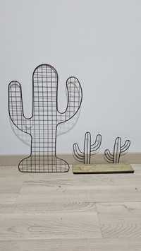 Set cactusi metal decorativi- raft+suport foto / suport bijuterii