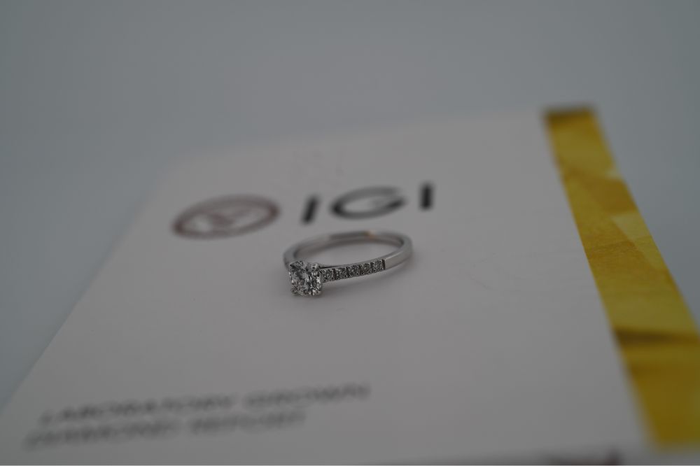 Inel Logodna Aur 18k cu Diamant 0.5ct