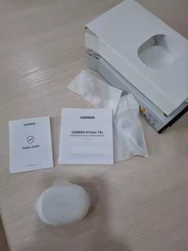 Безжични слушалки Ugreen - WS200 HiTune T6, TWS, ANC, бели