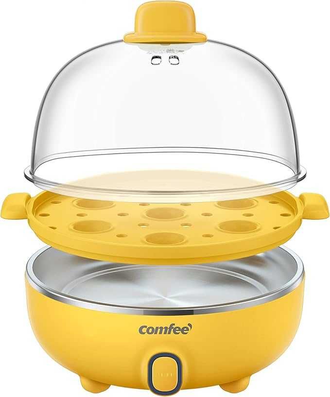 Уред за варене на яйца Comfee MZ-ZG16E101A2, 7 яйца