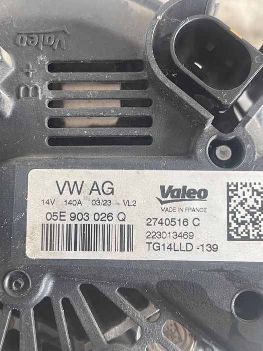 Alternator Seat Arona Kj7 2017 - > 1.0 Tsi Dlaa 05E903026Q