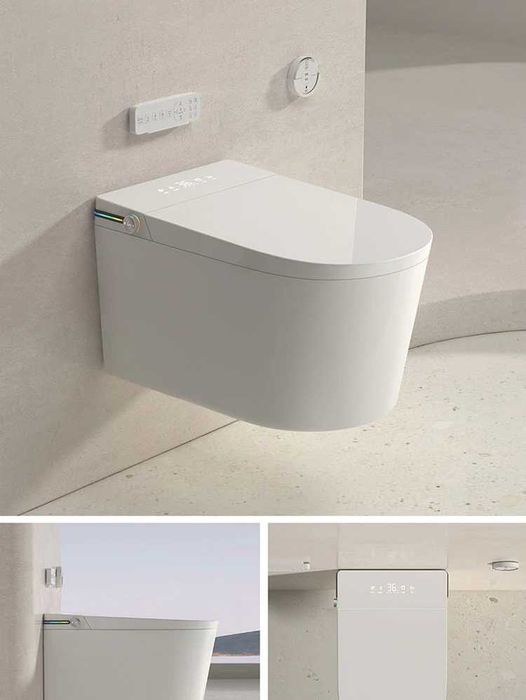 Конзолна смарт тоалетна F830 с биде, подгрев, сушене, масаж