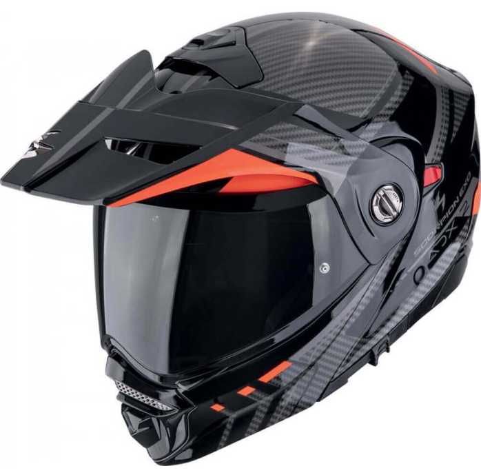 Ново Каска Scorpion ADX-2 Lewis Black/Red