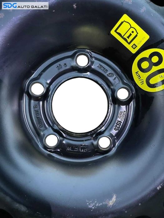 Roata Janta Rezerva Slim T115 70 16 R16 Opel Astra J 2009 - 2016 Cod 13267272 2160141 [G0041]