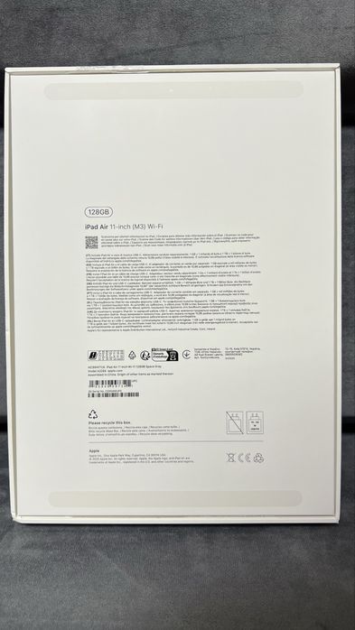 iPad Air M3 - 11’ - Space Grey - Nou - Fullbox