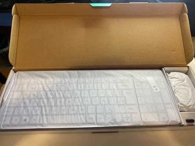 Kit tastatura + mouse wireless Logitech MK470, Slim, Alb