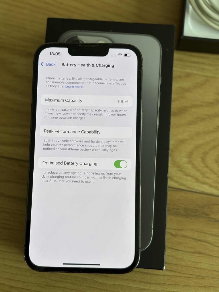 Бартер iPhone 13 pro 128gb graphite 100%