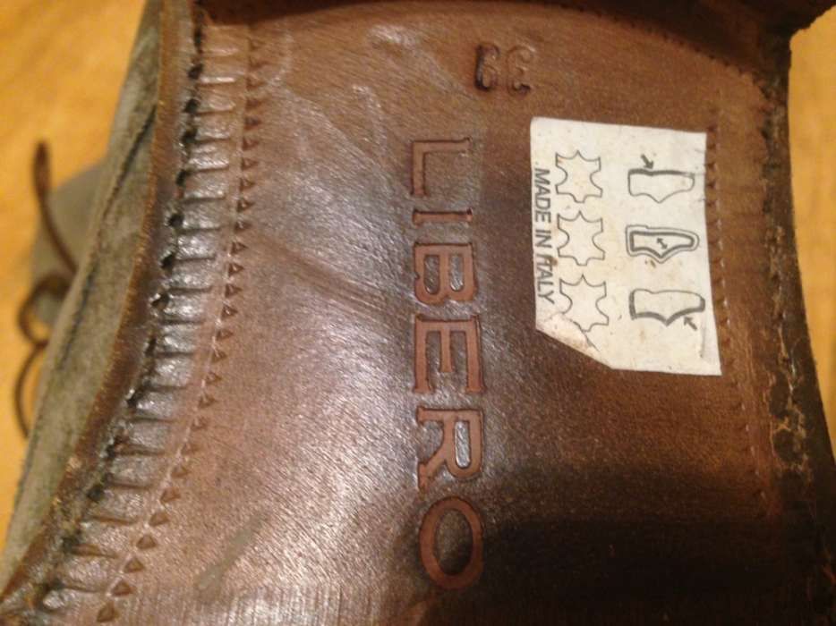 Bocanci piele naturala Libero m 39 culoare deosebita