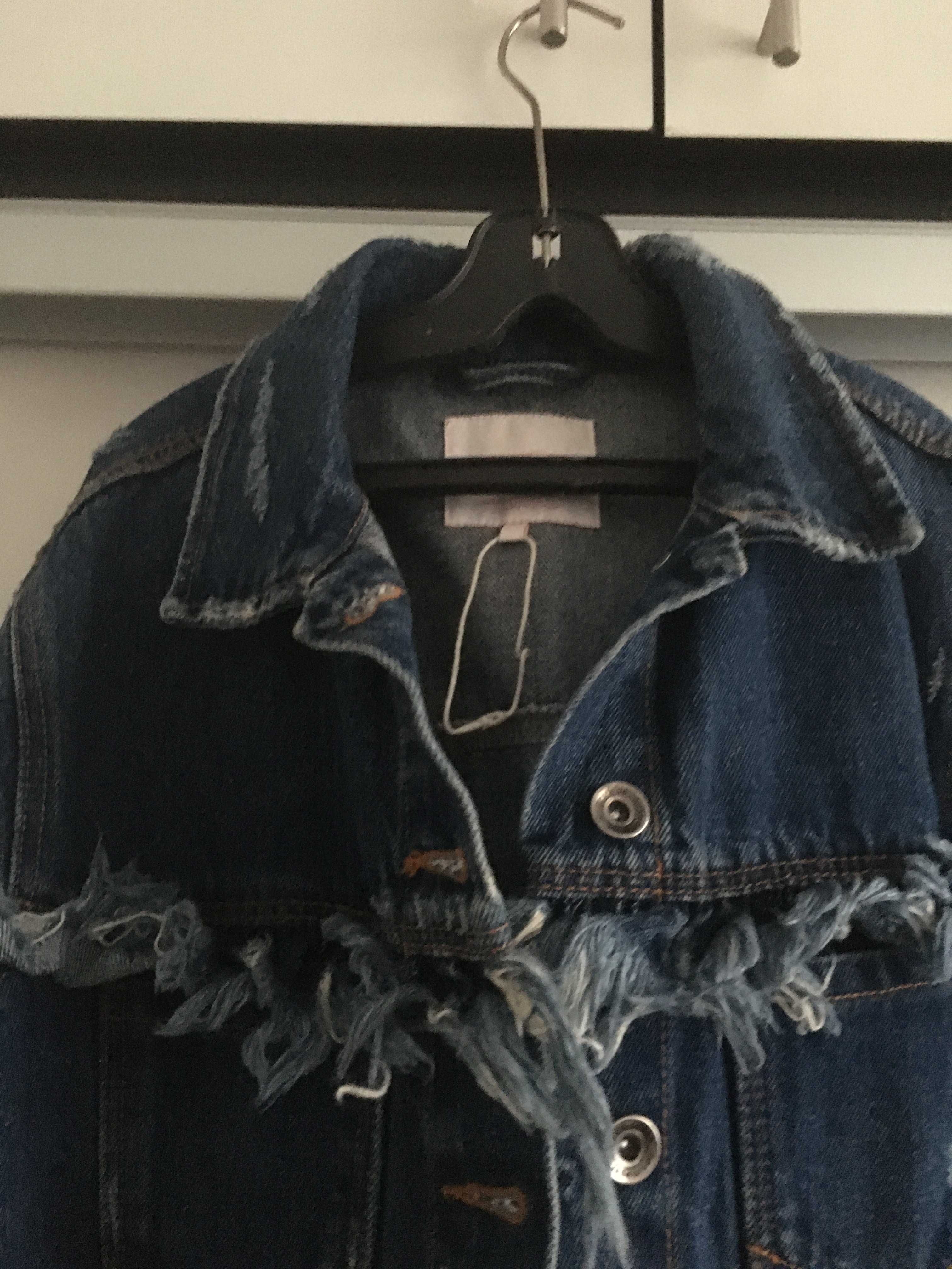 Zara ново дънково яке ,Рисувани дънки