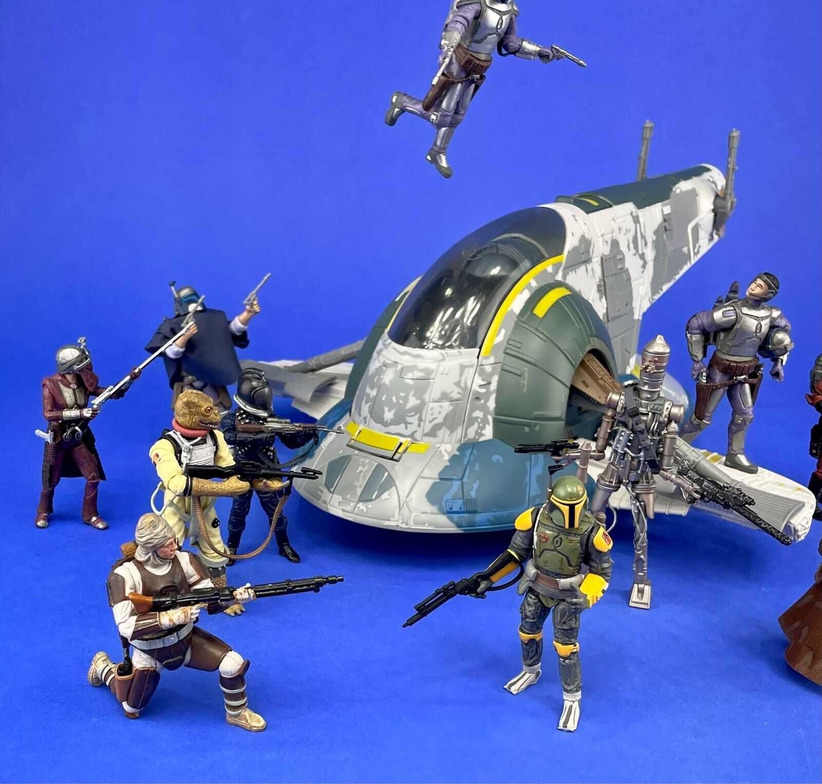 Star Wars Jango Fett’s SLAVE 1 Bane Malar Zuckuss Action фигурки