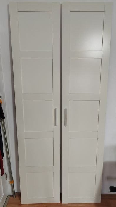 Uşi IKEA PAX, BERGSBO, alb, 50x229 cm