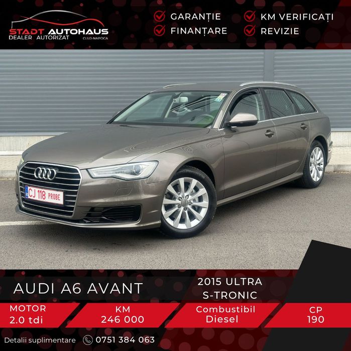 Audi A6 GARANTIE 12 luni#Automat#Istoric la zi la AUDI