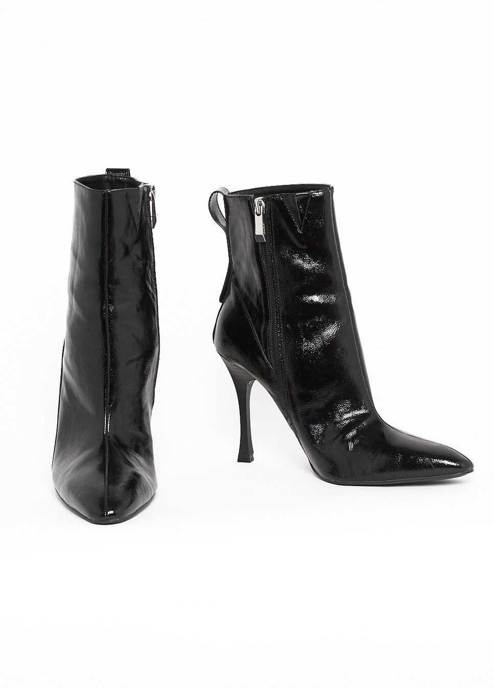 Черни боти Zara 39 номер, лак