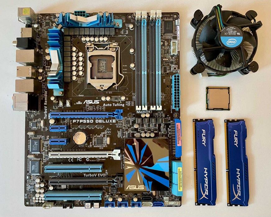 KIT i7 860 + 8GB 1600mhz + placa de baza Asus