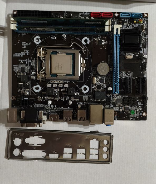 Комплект на i3 4130 H81M DDR3 мат плата кулер