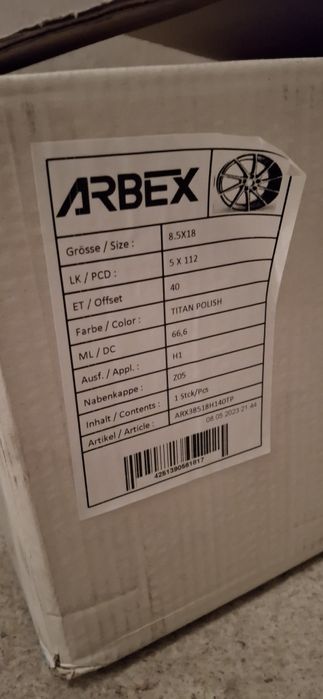 4бр.джанти-5x112/R18/Чисто нови/