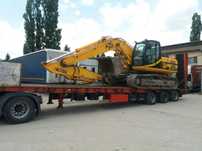 Inchiriere trailer , transport agabaritic utilaje tractoare