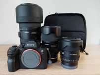 Kit foto Sony A7 iii + Sony FE 20 G, Tamron 28-75 G2, Tamron 150-500