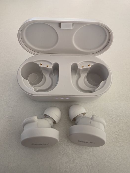 True wireless слушалки DENON PERL бели