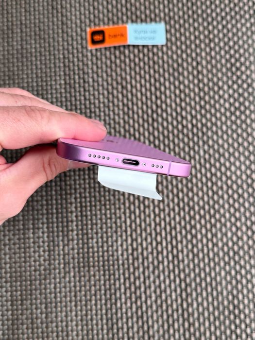 256Gb! iPhone 16 Лизинг от 57лв/м pink КАТО НОВ розов ГАРАНЦИЯ!