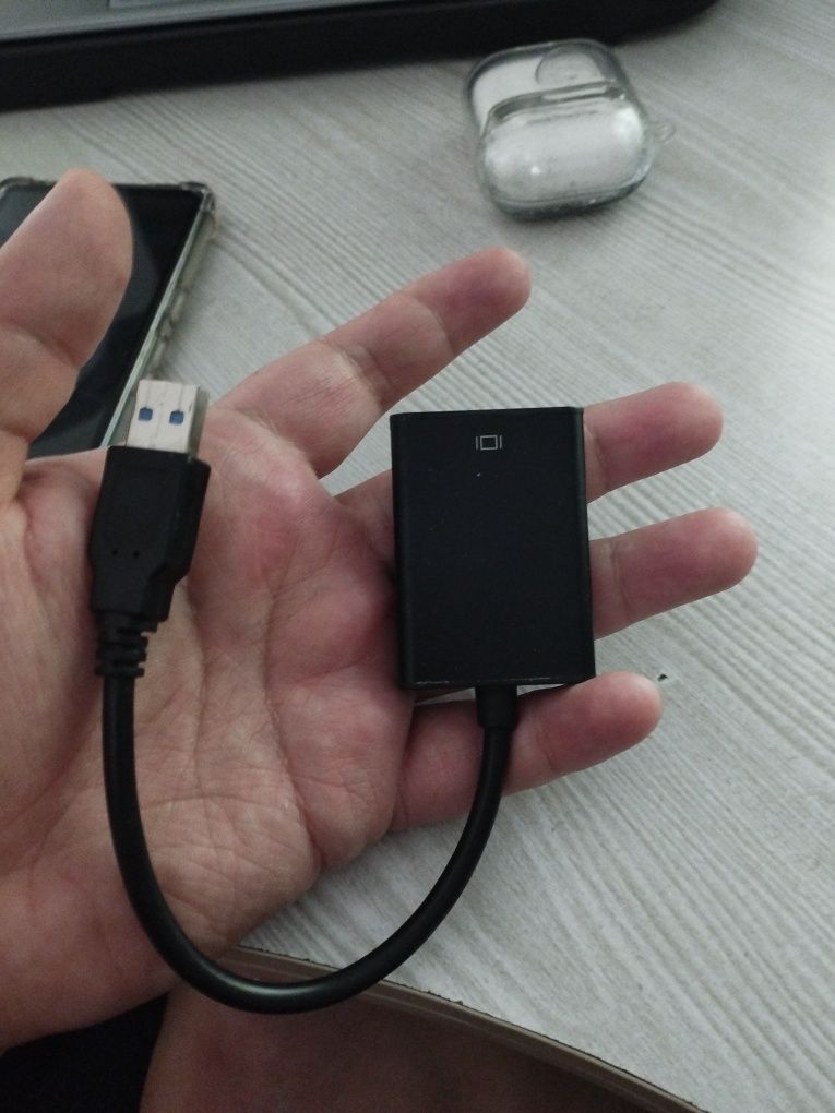 USB-HDMI переходник спредустановленной установочной программой