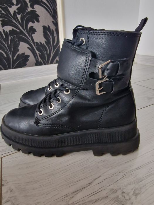Кожени боти Зара Zara