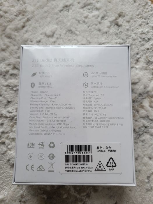 ZTE buds 2 casti audio