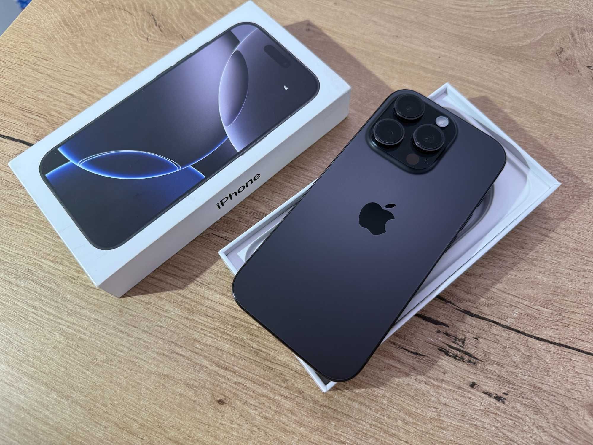 iPhone 16 Pro 128Gb Black Titanium | Factura & Garantie | Buy-Back |