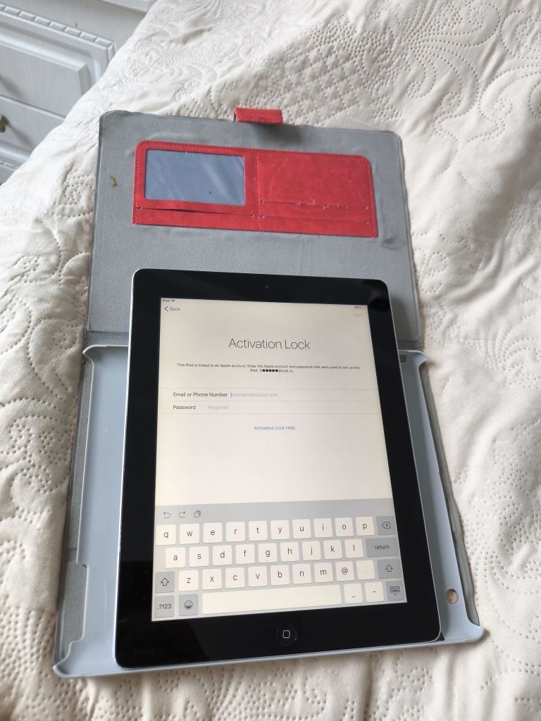 Ipad 4 заблокированый